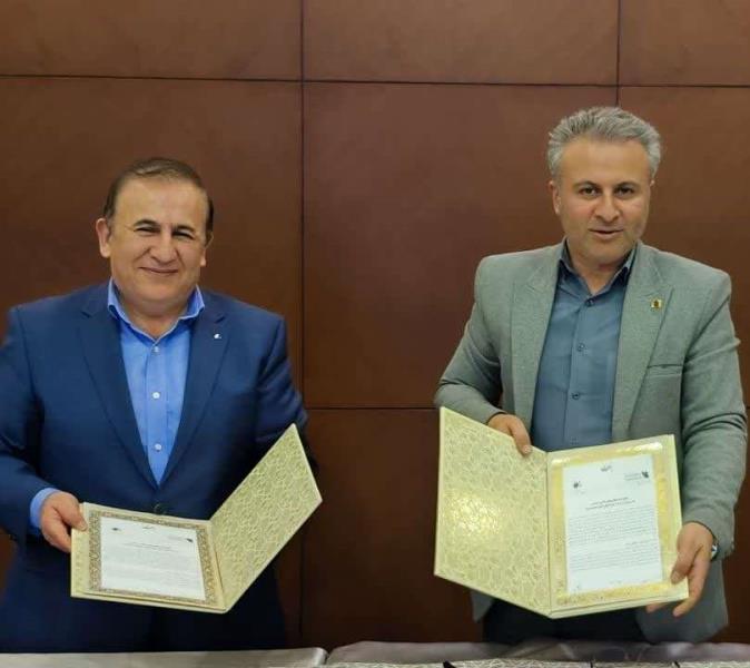 امضای توافق نامه همکاری های علمی و صنعتی شرکت شرکت شهرک های صنعتی فارس و طرح پل